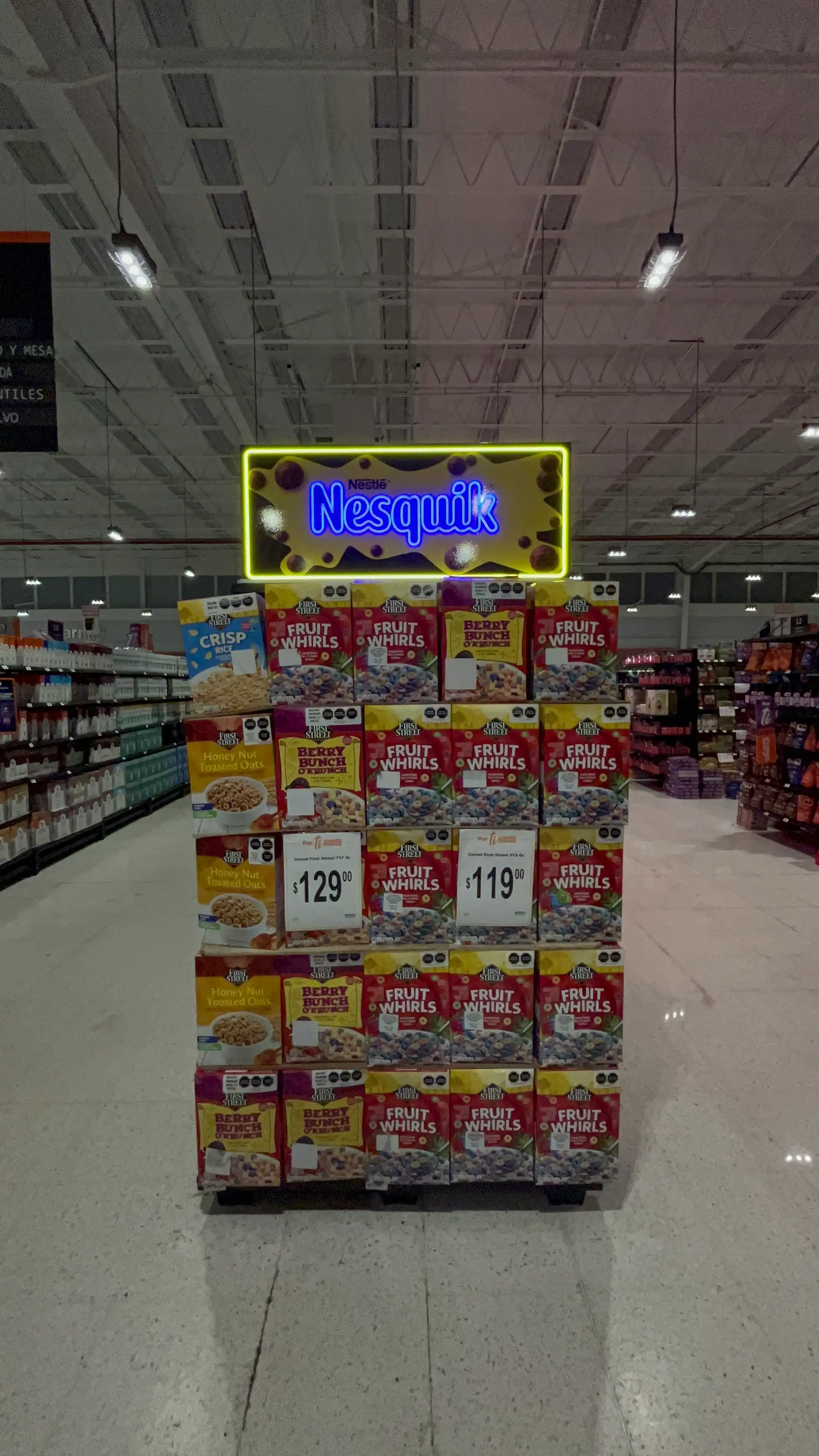 Letrero LED Neon de Nesquik