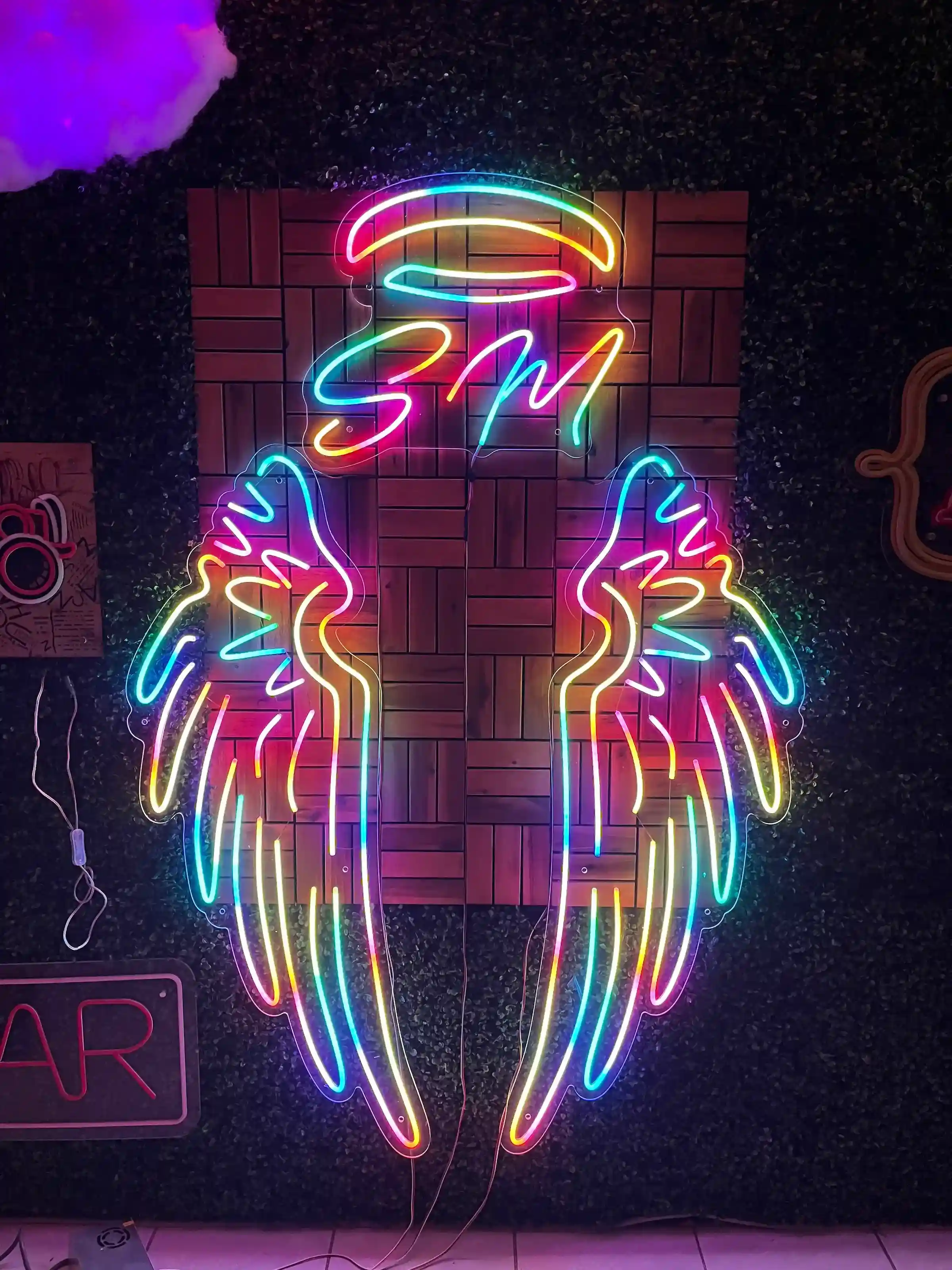Letrero LED Neon de Alas